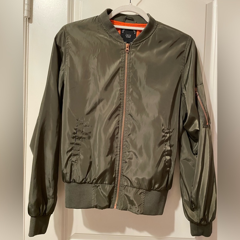 IRIS jacket color olive, size S